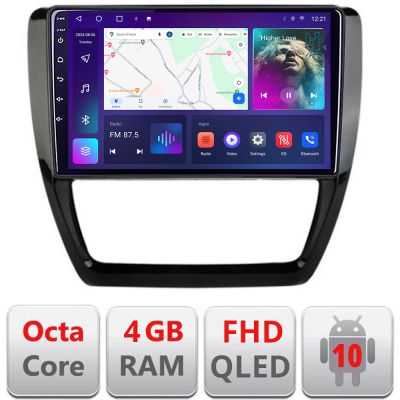 Navigatie VW Jetta 2011-2018 B-JETTB-15 Android Ecran QLED octa core 4+64 carplay android auto KIT-JETTA-15+EDT-E310V3