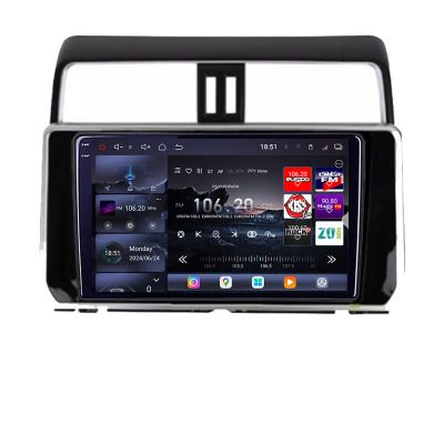 Navigatie Toyota Prado J150 2018- Edotec Kit-1065 8 core QLED 2K 12+256GB 360 Android Waze USB Navigatie Internet Youtube Radio