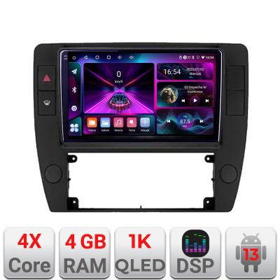 Navigatie Passat B5 1997-2004 Android radio gps internet  4+64 InCell Display 1K kit-b5+EDT-E209-RK