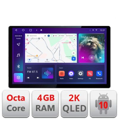 Navigatie dedicata Mazda 3 2009-2014 N-034 Edonav ecran 13" 2K 4+32 Android Waze USB Navigatie 4G 360 Toslink Youtube Radio KI