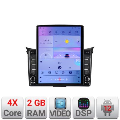 Navigatie Hyundai I30 2011-2016 ecran tip TESLA 9.7" cu Android Radio Bluetooth Internet GPS WIFI 2+32 DSP Quad Core