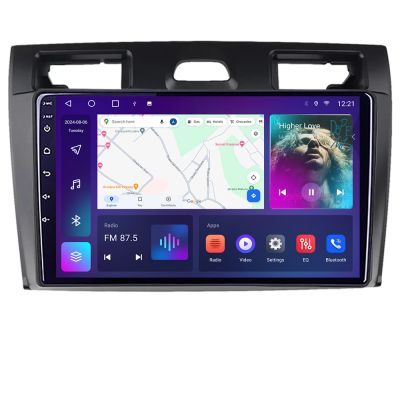 Navigatie Ford Fiesta MK5 2002-2008 Android radio gps internet quad core 4+64 carplay android auto KIT-fiesta-mk5+EDT-E309v3