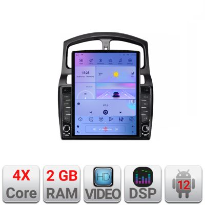 Navigatie Hyundai Santa Fe 2000-2006 ecran tip TESLA 9.7" cu Android Radio Bluetooth Internet GPS WIFI 2+32 DSP Quad C