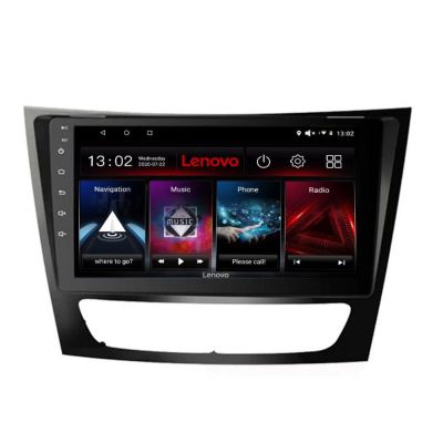 Navigatie Mercedes W211 W219 Lenovo Kit-090 8 core QLED 2K 4+64 360 Android Waze USB Navigatie Internet Youtube Radio