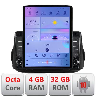 Navigatie Peugeot Bipper, CitroenNemo, Fiat Qubo 2008-2017 Android radio gps internet Lenovo Octa Core 4+64 LTE Kit-bipper+EDT-E710 v1