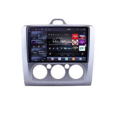 Navigatie Ford Focus 2 Clima Manuala 2005-2010 Edotec Kit-140-manual 8 core QLED 2K 12+256GB 360 Android Waze USB Navigatie Internet Youtube Radio