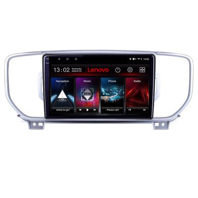 Navigatie Kia Sportage 2016-2018 Lenovo Kit-567 8 core QLED 2K 8+256 360 Android Waze USB Navigatie Internet Youtube Radio