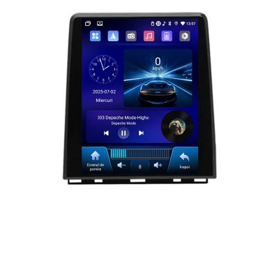 Navigatie dedicata Renault Clio 5 fara ecran color Edotec Tesla Qled 9.7",Octacore,4Gb RAM,32Gb,4G,DSP,Carplay,Android Auto, 360, fibra optica, coaxial,Bluetooth