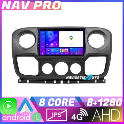 Navigatie Opel Movano  Renault Master 2010 2021 EDOTEC-LITE Android Ecran 720P Octa Core 8 128 Carplay v2