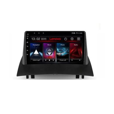 Navigatie Renault Megane 2 Lenovo Kit-098 4+64 GB Android Waze USB Navigatie Internet Youtube Radio