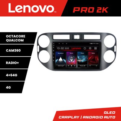 Navigatie VW Tiguan si Golf Plus 2012-2016 Android radio gps internet 8 core QLED 2K 4+64 360 Lenovo