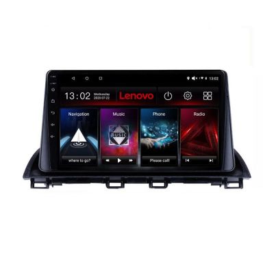 Navigatie Mazda 3 2014-2019 Lenovo Kit-463 8 core QLED 2K 8+256 360 Android Waze USB Navigatie Internet Youtube Radio