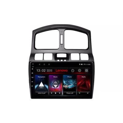Navigatie Hyundai Santa Fe 2000-2006 Android radio gps internet 8 core QLED 2K 8+256 360 Lenovo
