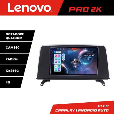Navigatie BMW X5 X6 2009-2014 CIC 8 core QLED 2K 12+256 360 Android Waze USB Navigatie Internet Youtube Radio Lenovo