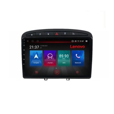 Navigatie Peugeot 308 Quad Core Lenovo Kit-038 8 core QLED Qualcomm 4+64 360 Android Waze USB Navigatie Internet Youtube Radio