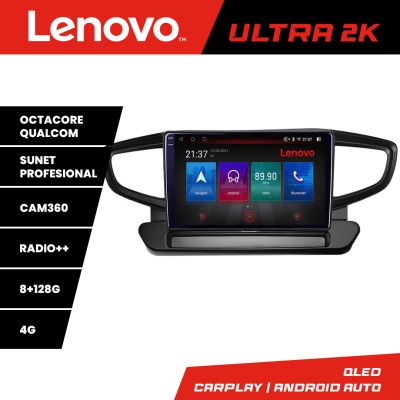 Navigatie Hyundai Ioniq 2016-2020 Octacore, 8 Gb RAM, 128 Gb Hdd, 4G, Qled 2K, DSP, Carplay AA, 360,Bluetooth