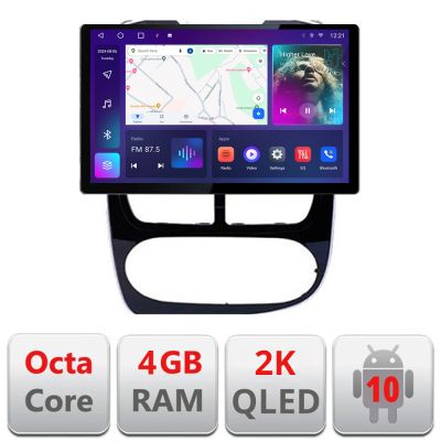 Navigatie dedicata Renault Clio 4 V1 N-467 Edonav ecran 13" 2K 4+32 Android Waze USB Navigatie 4G 360 Toslink Youtube Radio KI