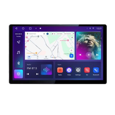 Navigatie dedicata Nissan Micra  2014-2019 Edonav ecran 13" 2K 4+32 Android Waze USB Navigatie 4G 360 Toslink Youtube Radio KI