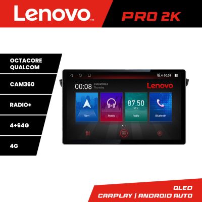 Navigatie Toyota Land Cruiser L100 2002-2006 Lenovo PRO 4+64 13 inch 2K android 4G DSP gps internet  KIT-L105