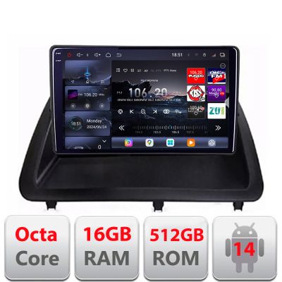 Navigatie Lexus CT 2011-2018 varianta cu ecran de fabrica Qled 2K Octa Core 12+256GB LTE 4G DSP Wifi 5Ghz android auto carplay radio gps internet KIT-ct-high+EDT-E809-2K