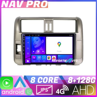 Navigatie Toyota Prado 2010 2013 KIT 347 EDOTEC-LITE Android Ecran 720P Octa Core 8 128 Carplay