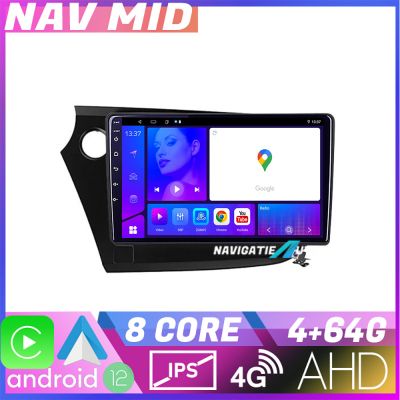 Navigatie Honda Insight 2009 2014 KIT insight EDOTEC-LITE Android Ecran 720P Octa Core 4 64 Carplay