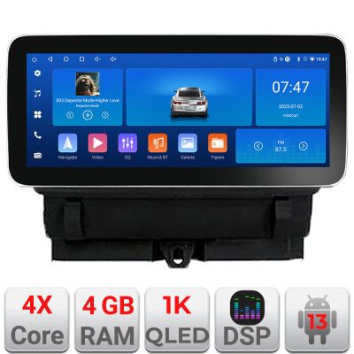 Navigatie Audi Q3 2011-2018 Edotec 4+64 12.3 inch Incell 1K android Wifi 5Ghz gps internet Kit-q3