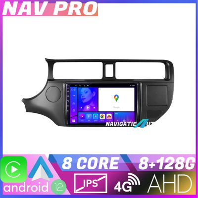 Navigatie Kia Rio 2011 2014 KIT rio 11 EDOTEC-LITE Android Ecran 720P Octa Core 8 128 Carplay