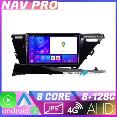 Navigatie Toyota Camry 2017 2021 V1 EDOTEC-LITE Android Ecran 720P Octa Core 8 128 Carplay