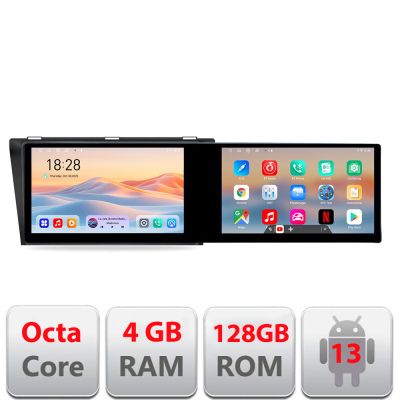 Navigatie Mazda 3 2009-2014 Kit-034 Edotec 2 ecrane  8 core 4+128 21.6 inch Incell android Wifi 5Ghz gps internet