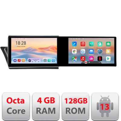 Navigatie Audi Q5 2008-2016 NON-MMI Kit-Q5 Edotec 2 ecrane  8 core 4+128 21.6 inch Incell android Wifi 5Ghz gps internet