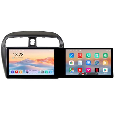 Navigatie Mitsubishi Spacestar Edotec 2 ecrane  8 core 4+128 21.6 inch Incell android Wifi 5Ghz gps internet  Kit-spacestar