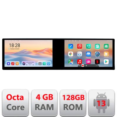 Navigatie VW Touareg 2002-2010 Edotec 2 ecrane  8 core 4+128 21.6 inch Incell android Wifi 5Ghz gps internet  kit-touareg-old