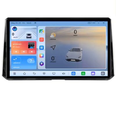 Navigatie Toyota Auris 2018- C-388 Android 8 Core 2.2 Ghz 8+128 Qled 1K ADAS 4G LTE GPS 360 KIT-388+EDT-E410V3