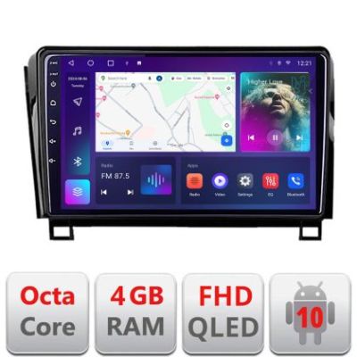 Navigatie Toyota sequoia intre anii 2008-2017  Android Ecran QLED octa core 4+64 carplay android auto KIT-sequoia+EDT-E310V3