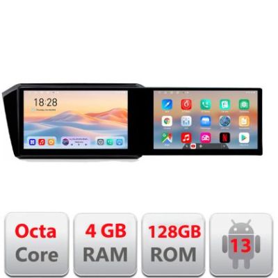 Navigatie VW PASSAT 2015- Kit-518 Edotec 2 ecrane  8 core 4+128 21.6 inch Incell android Wifi 5Ghz gps internet