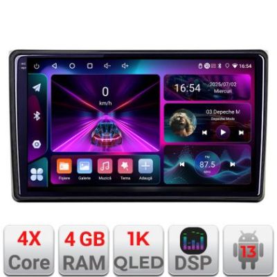 Navigatie Audi A4 B6 Quad Core A-050  4+64 InCell Display 1K Android Waze USB Navigatie Internet Youtube Radio
