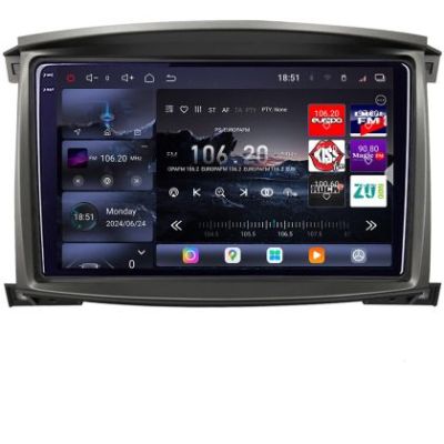 Navigatie Toyota Land Cruiser L100 2002-2006 Android radio gps internet 8 core QLED 2K 16+512GB 360 Edotec