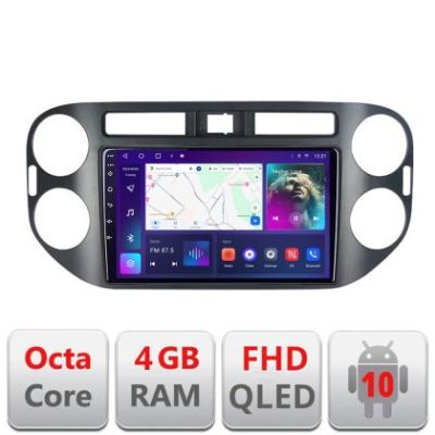 Navigatie VW TIGUAN si Golf Plus 2007-2011 B-489 Android Ecran QLED octa core 4+64 carplay android auto KIT-489+EDT-E309V3