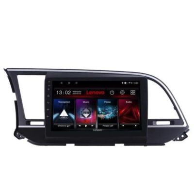 Navigatie Hyundai Elantra 2015-2018 Lenovo Kit-581 8 core QLED 2K 4+64 360 Android Waze USB Navigatie Internet Youtube Radio