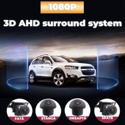 Sistem de 4 camere 360 grade pentru navigatii Android 360-Lenovo 1080p AHD Starlight Vision