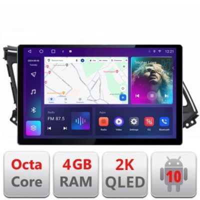 Navigatie dedicata Hyundai Elantra 2018- N-1581 Edonav ecran 13" 2K 4+32 Android Waze USB Navigatie 4G 360 Toslink Youtube Rad