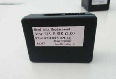 Modul adaptor amplificator audio fibra optica Mercedes CLS E SLK