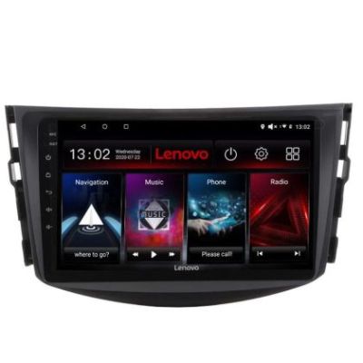 Navigatie Toyota RAV4 Lenovo Kit-018 8 core QLED 2K 8+256 360 Android Waze USB Navigatie Internet Youtube Radio
