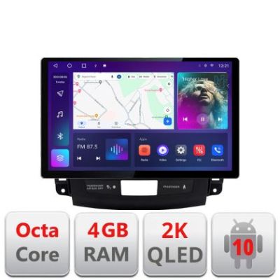 Navigatie dedicata Mitsubishi Outlander 2010 N-056 Edonav ecran 13" 2K 4+32 Android Waze USB Navigatie 4G 360 Toslink Youtube V2