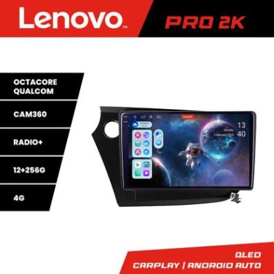 Navigatie Honda Insight 2009-2014 Lenovo Kit-insight 8 core QLED 2K 12+256 360 Android Waze USB Navigatie Internet Youtube Radio