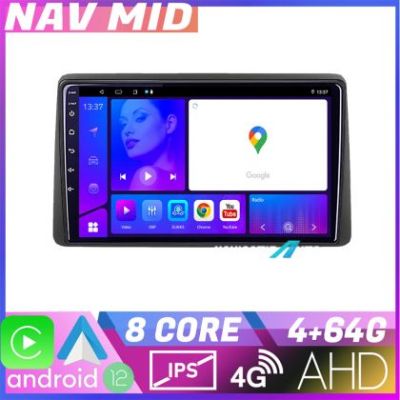 Navigatie Opel Movano Renault Master 2020 EDOTEC-LITE Android Ecran 720P Octa Core 4 64 Carplay