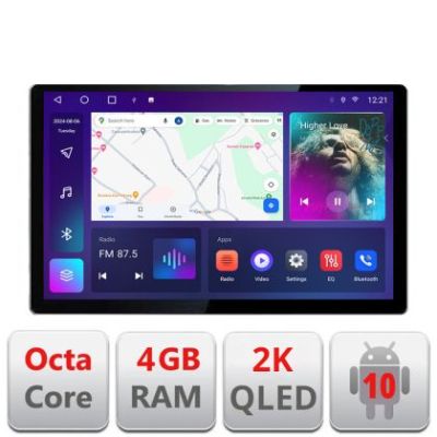 Navigatie dedicata Honda CRV 2016-2022 N-CRV19 Edonav ecran 13" 2K 4+32 Android Waze USB Navigatie 4G 360 Toslink Youtube Radi