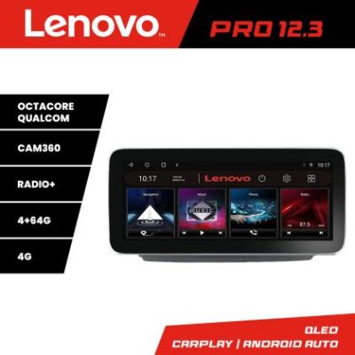 Navigatie Fiat Ducato 2021- Lenovo Qled 12.3 inch Octa Core 4+64 360 DSP ADAS carplay android auto radio internet KIT-ducato2024+PRO-12.3-4+64
