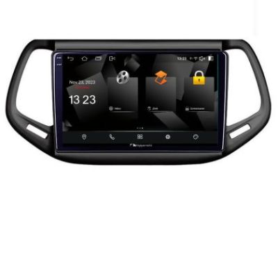 Navigatie Jeep Compass 2017 5960Pro-739 Android Octa Core Qualcomm 2K Qled 8+128 DTS DSP 360 4G Optical